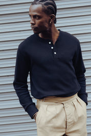 Henley Le Doubleur - Noir