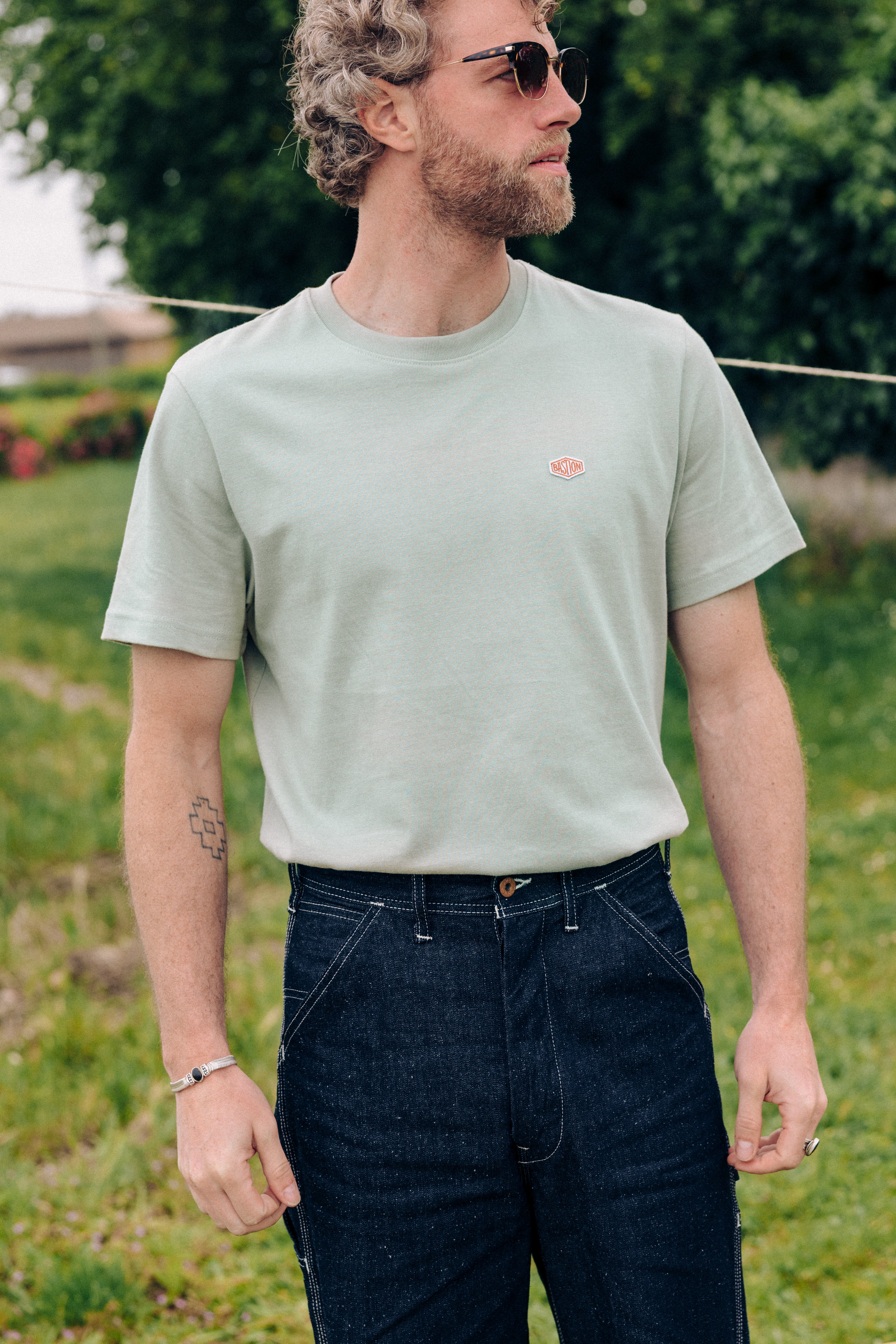 T-shirt Le Trameur - Stone