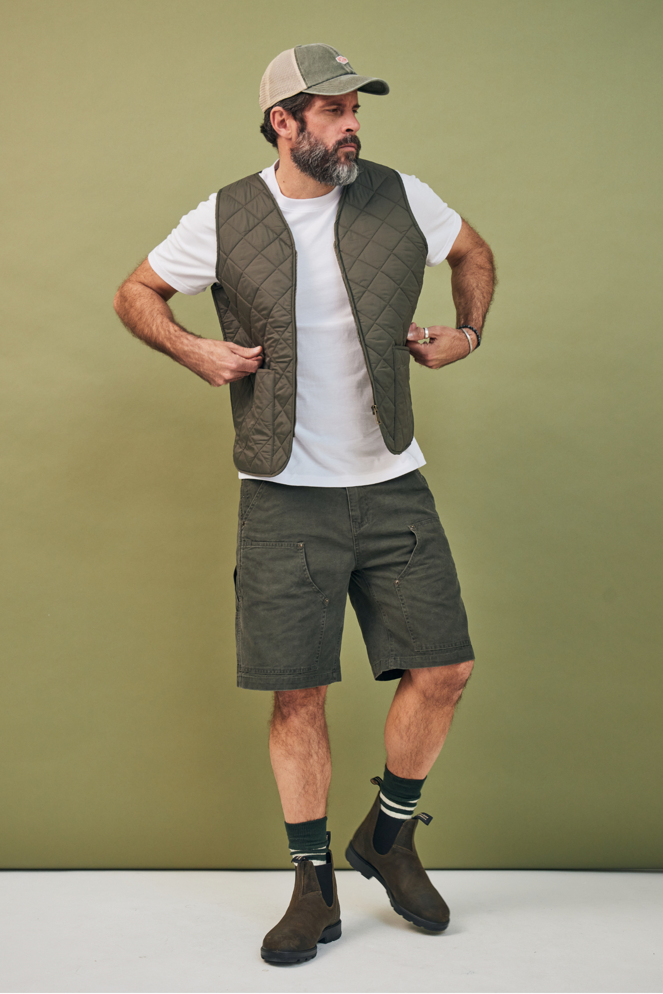 Gilet Le Stormer - Kaki