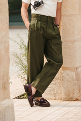 Pantalon Le Majestueux - Military green