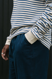 Pull Le Rivage - Ecru et bleu