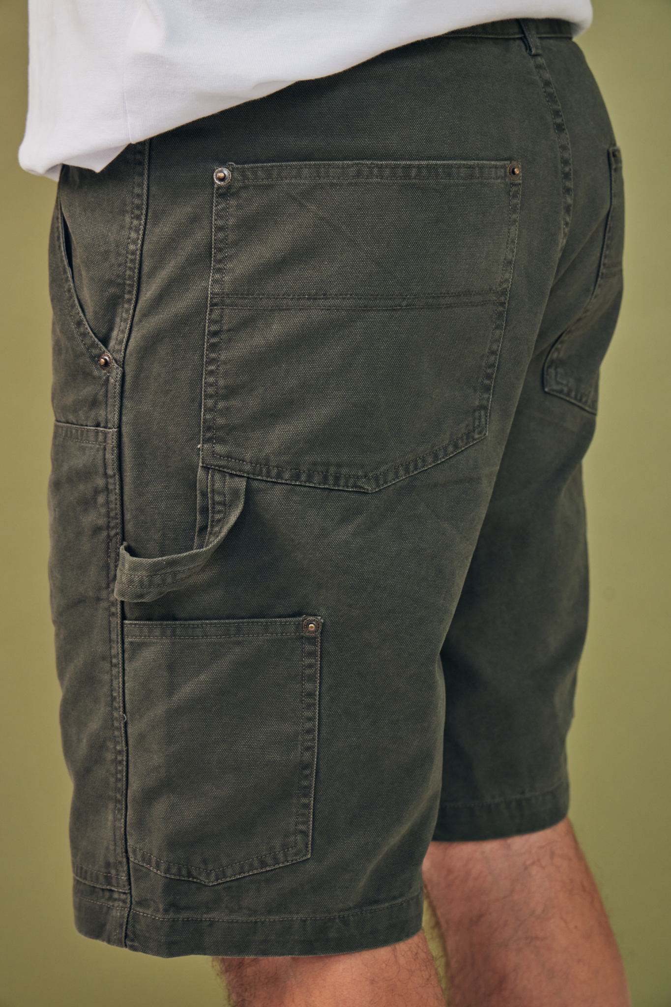 Short Le Jumeau - Moss green