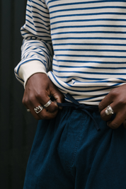 Pull Le Rivage - Ecru et bleu