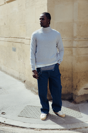 Pull Le Frileux - Gris clair