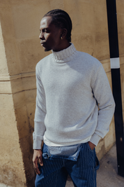 Pull Le Frileux - Gris clair
