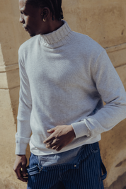 Pull Le Frileux - Gris clair