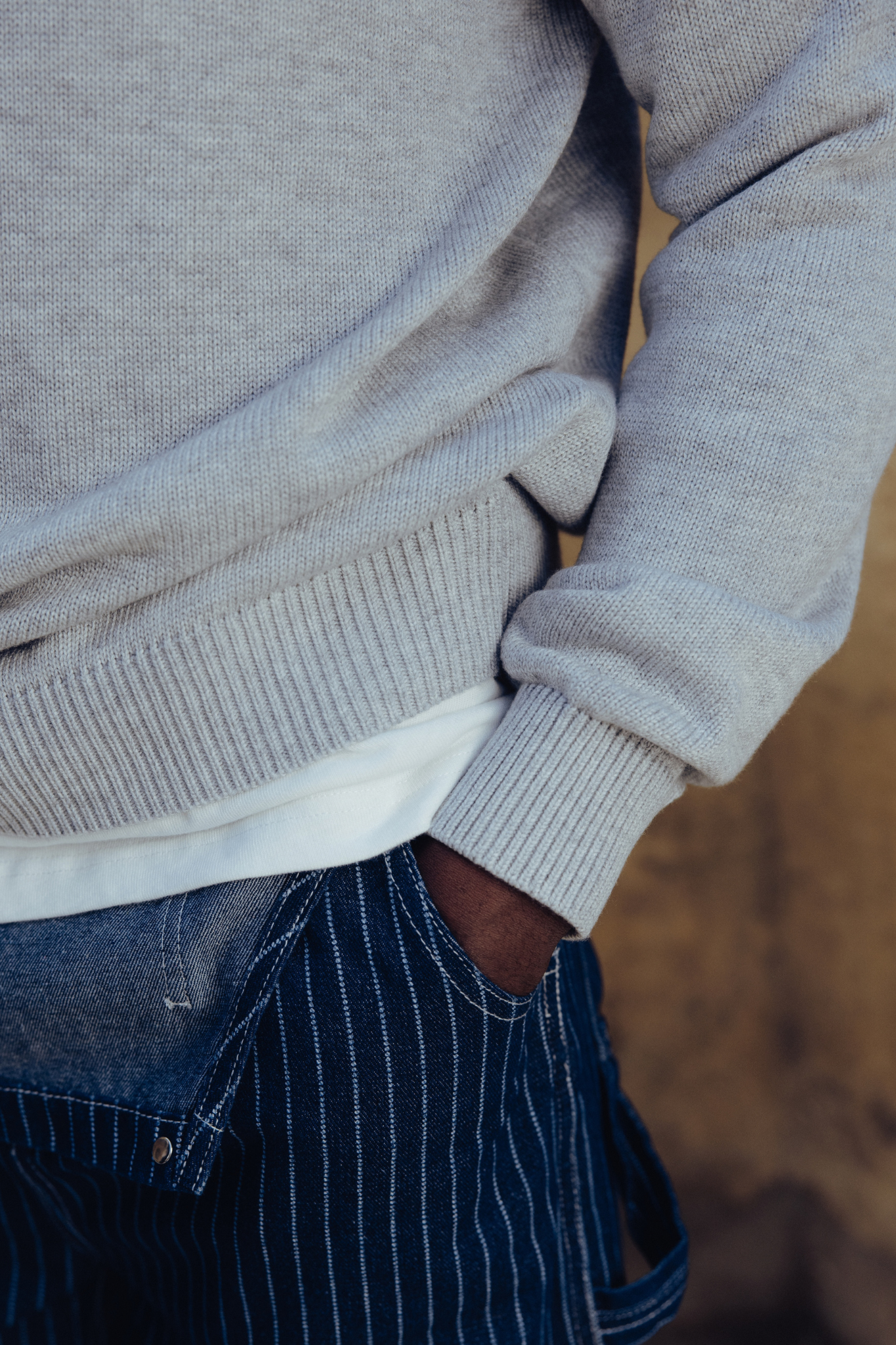 Pull Le Frileux - Gris clair