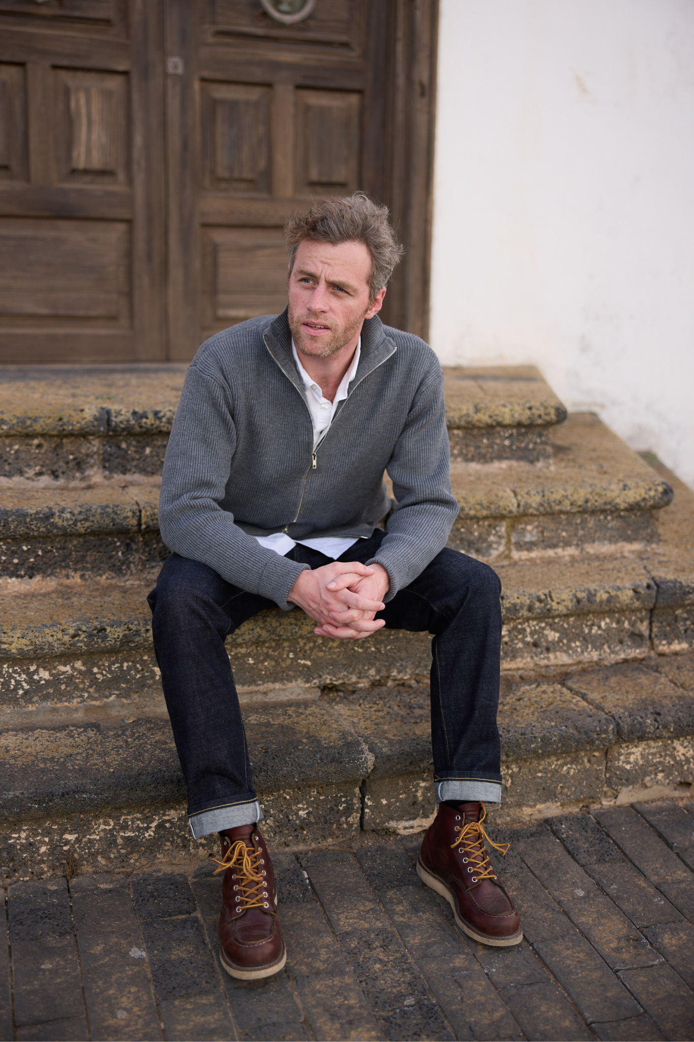 Pull Le Pointilleux - Gris