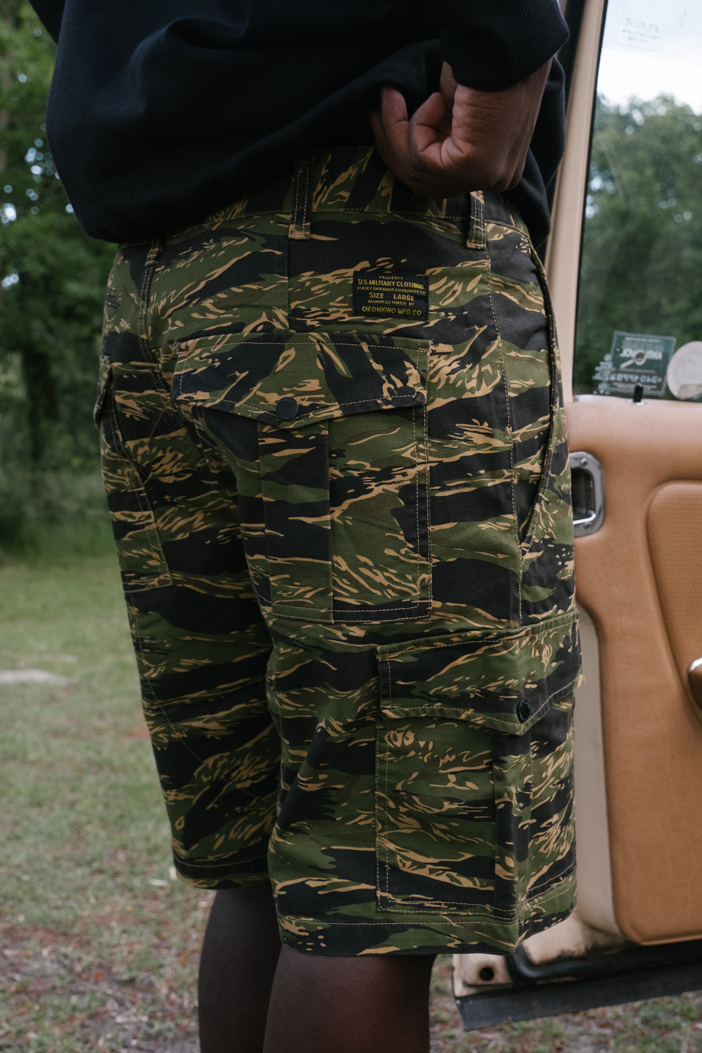 Short Le Disparu - Tiger Stripe