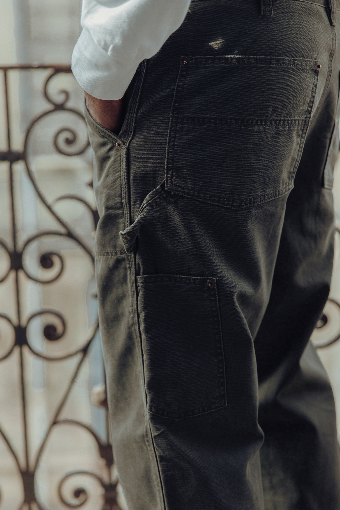 Pantalon Le Bâtisseur - moss green