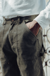 Pantalon Le Bâtisseur - moss green