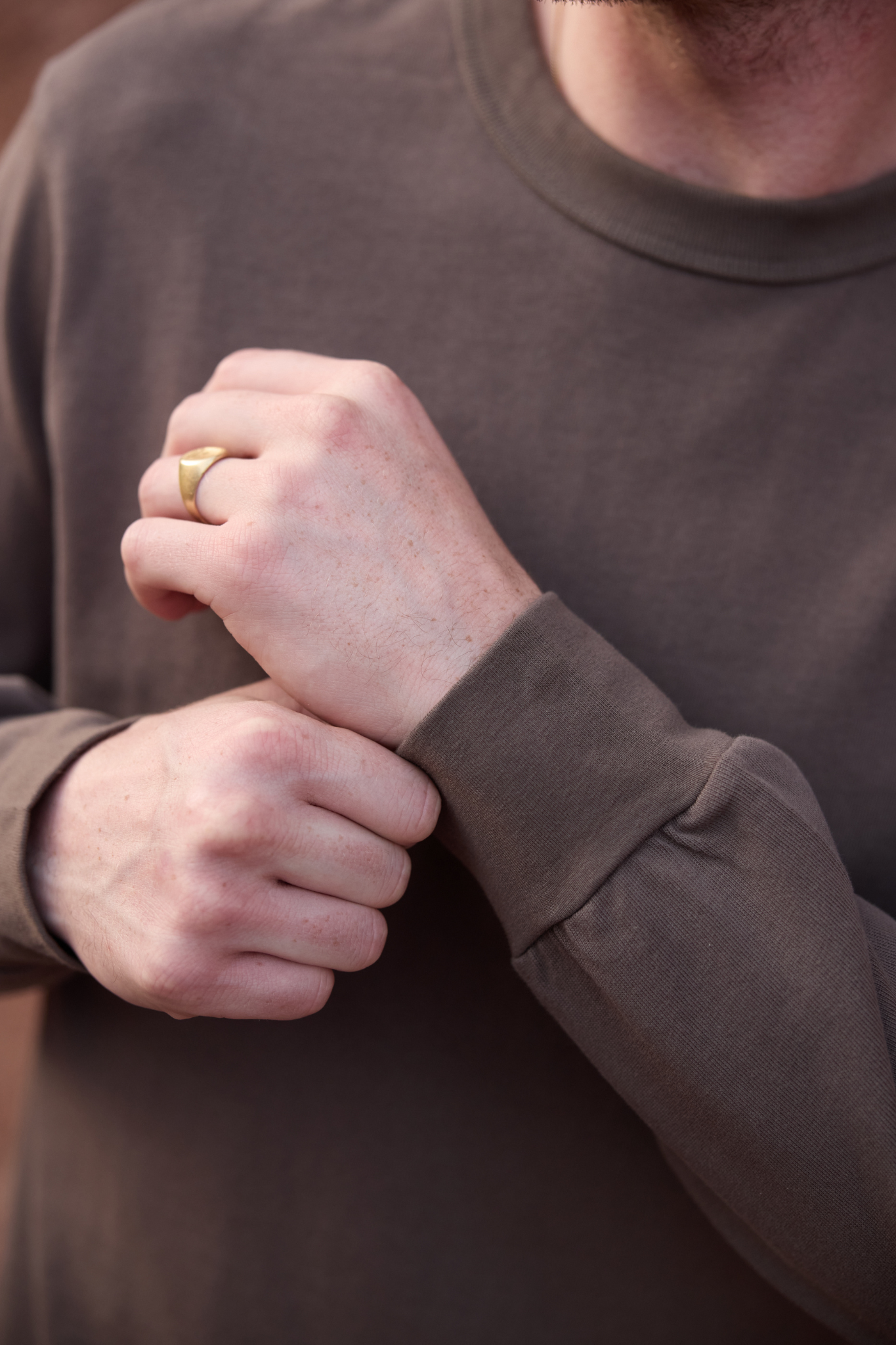 T-shirt L'Authentique - Marron