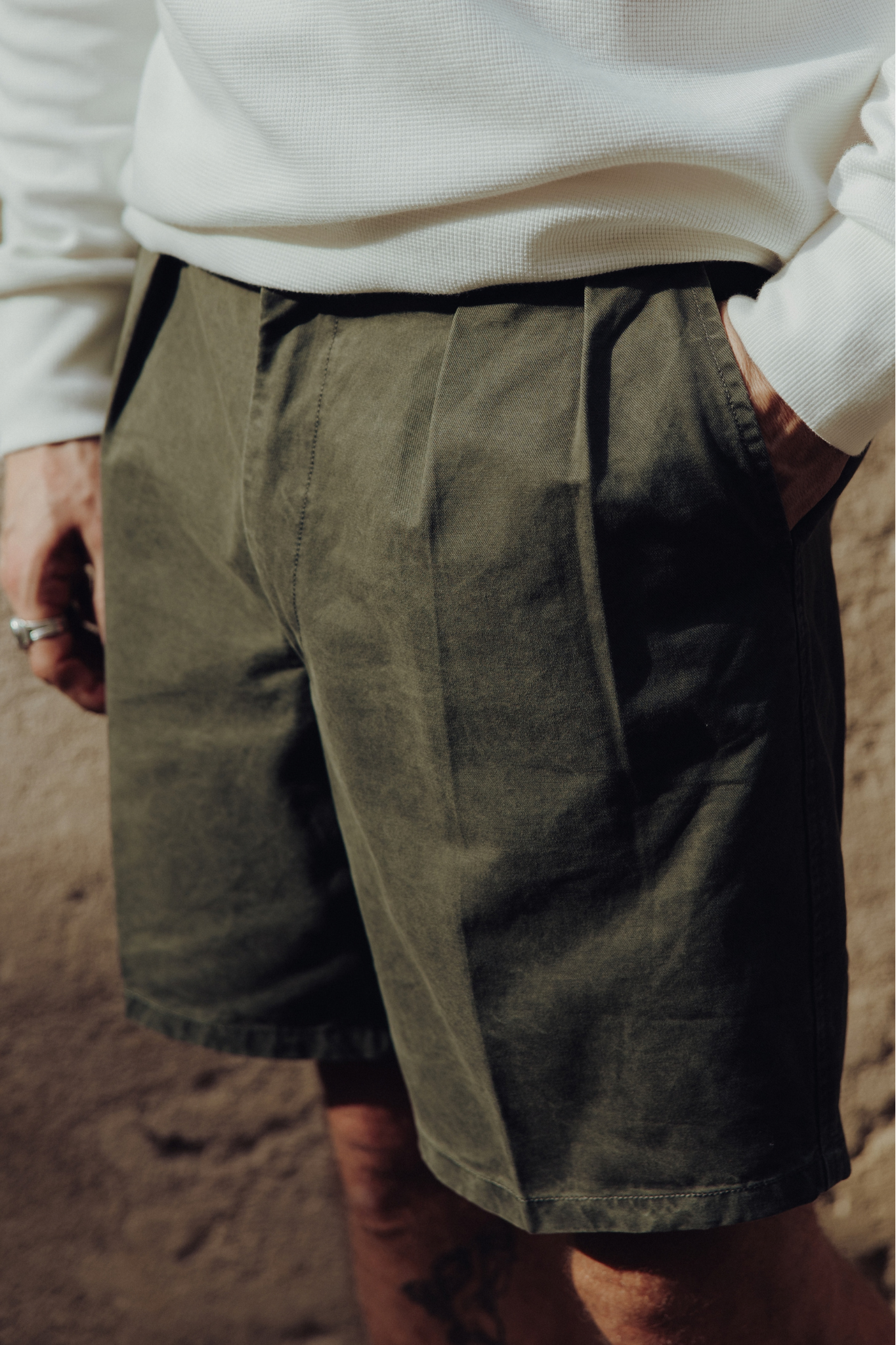 Short Le Précepteur - Olive