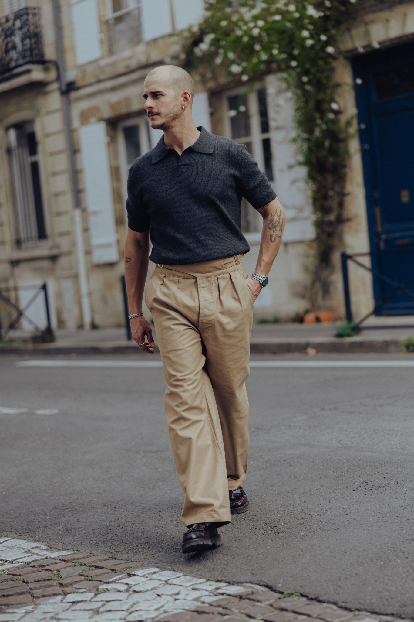 Polo Le Mondain - Gris anthracite