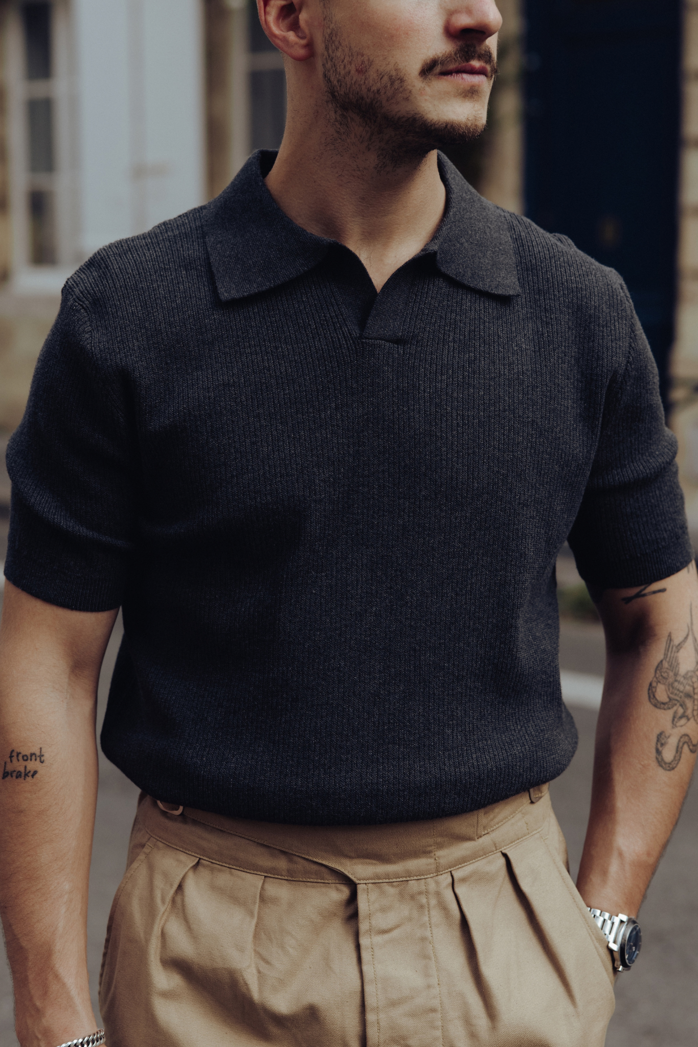 Polo Le Mondain - Gris anthracite