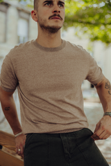 T-shirt Le Tricoteur - Camel