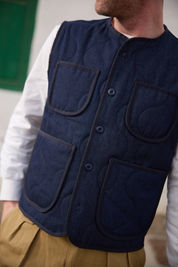 Gilet Le Liner - Denim