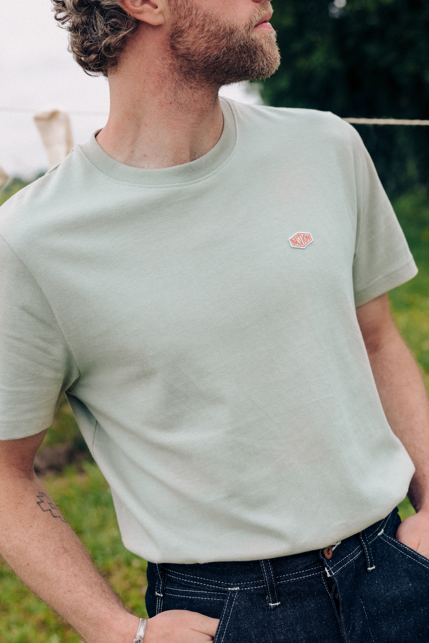 T-shirt Le Trameur - Stone