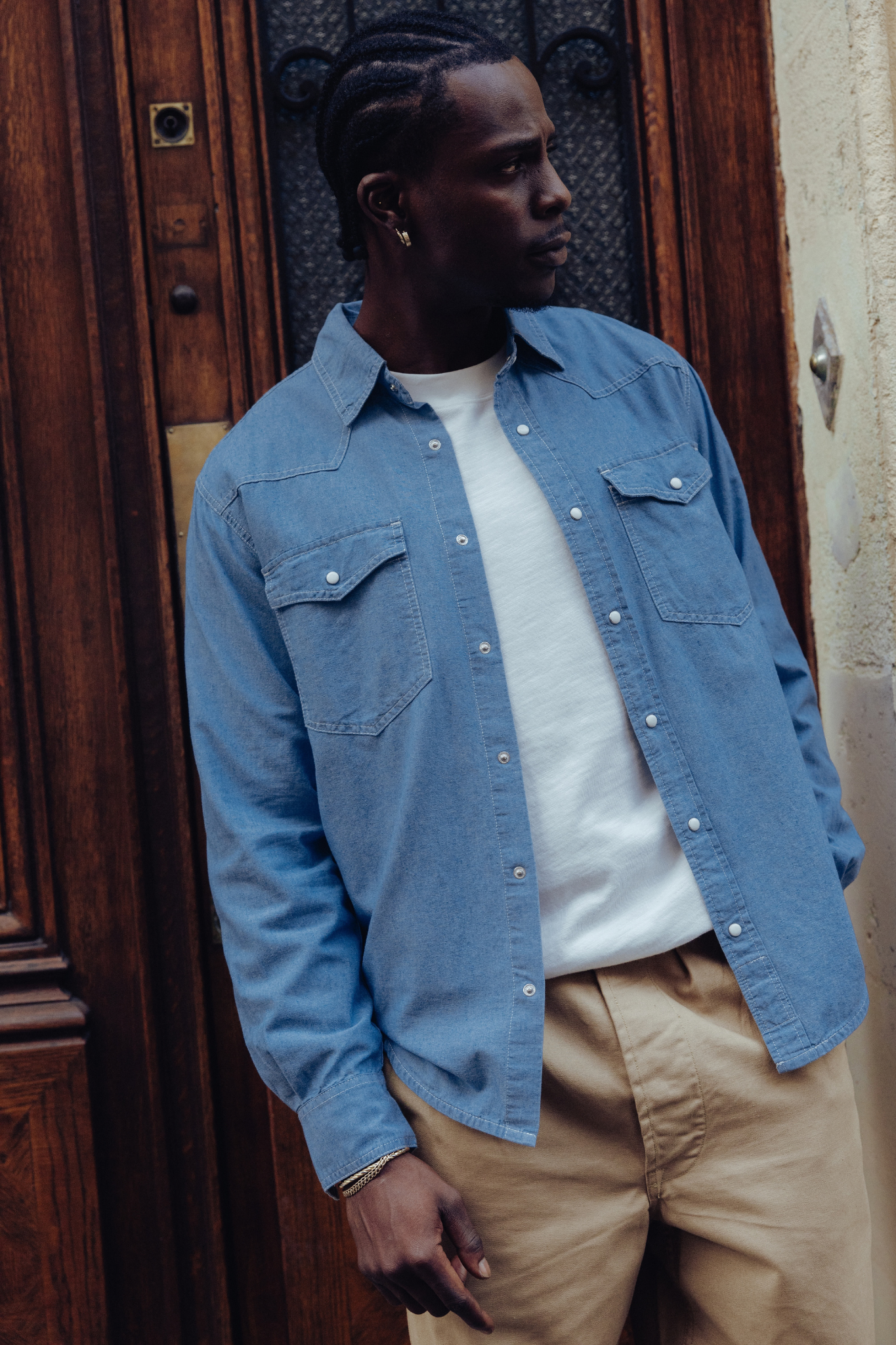 Chemise Le Ranch - Light blue