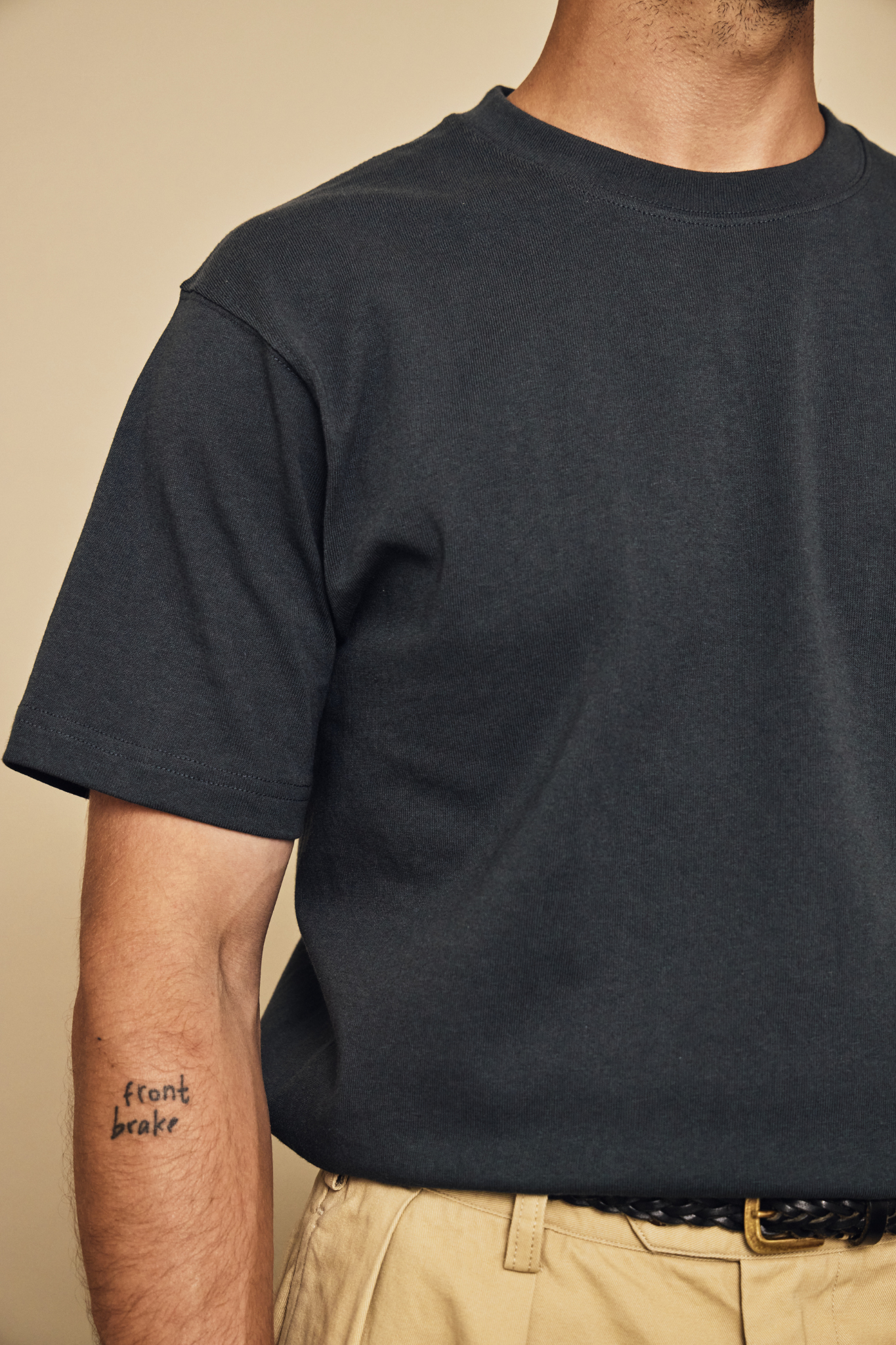 T-shirt Le Persévérant - Washed black