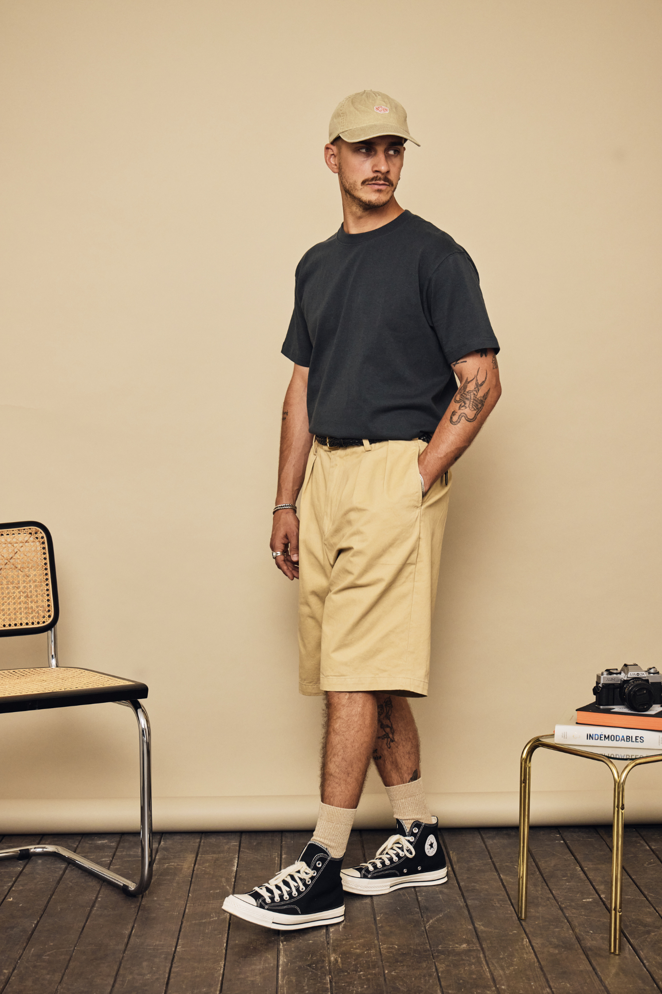 T-shirt Le Persévérant - Washed black