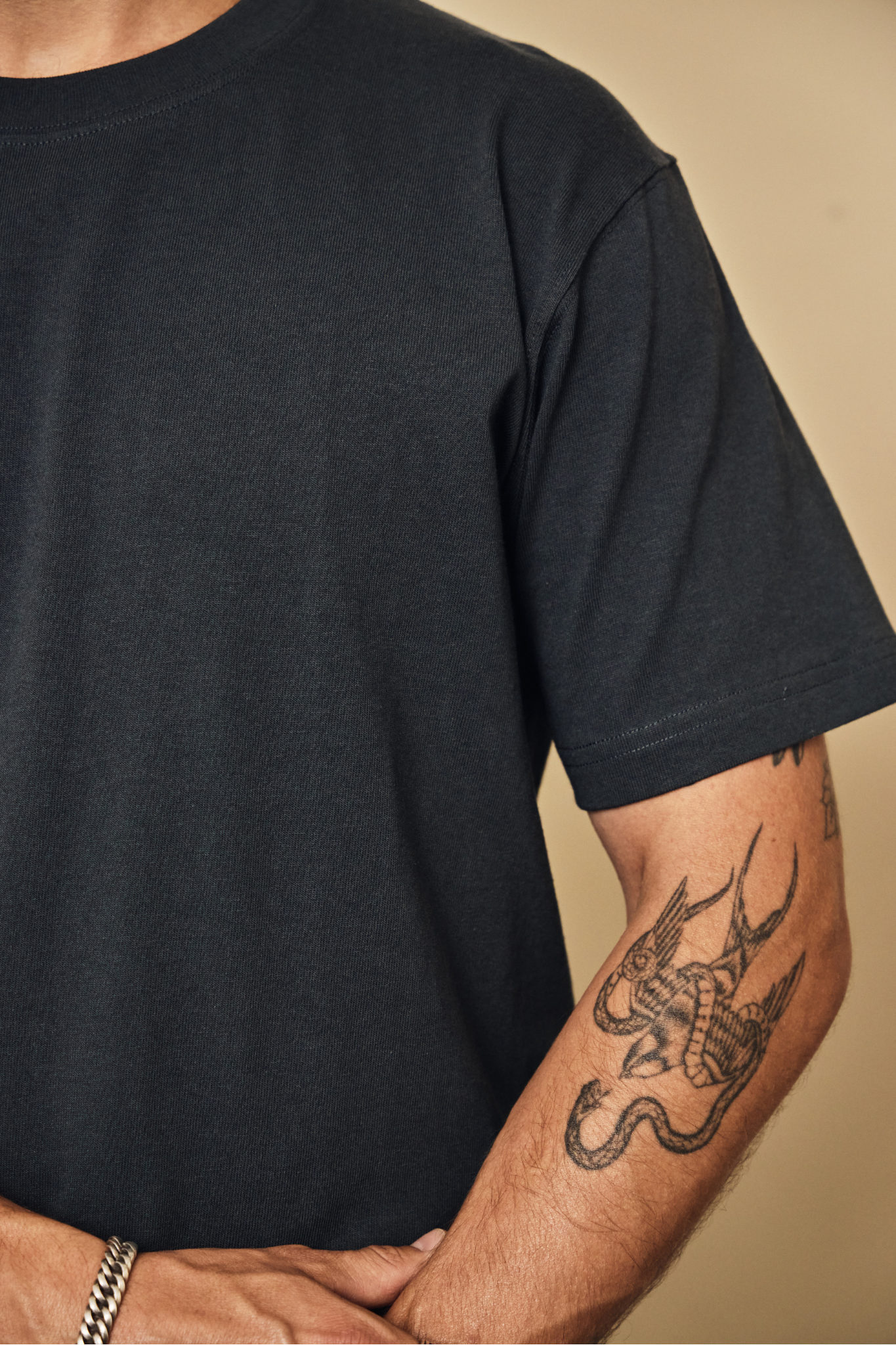 T-shirt Le Persévérant - Washed black