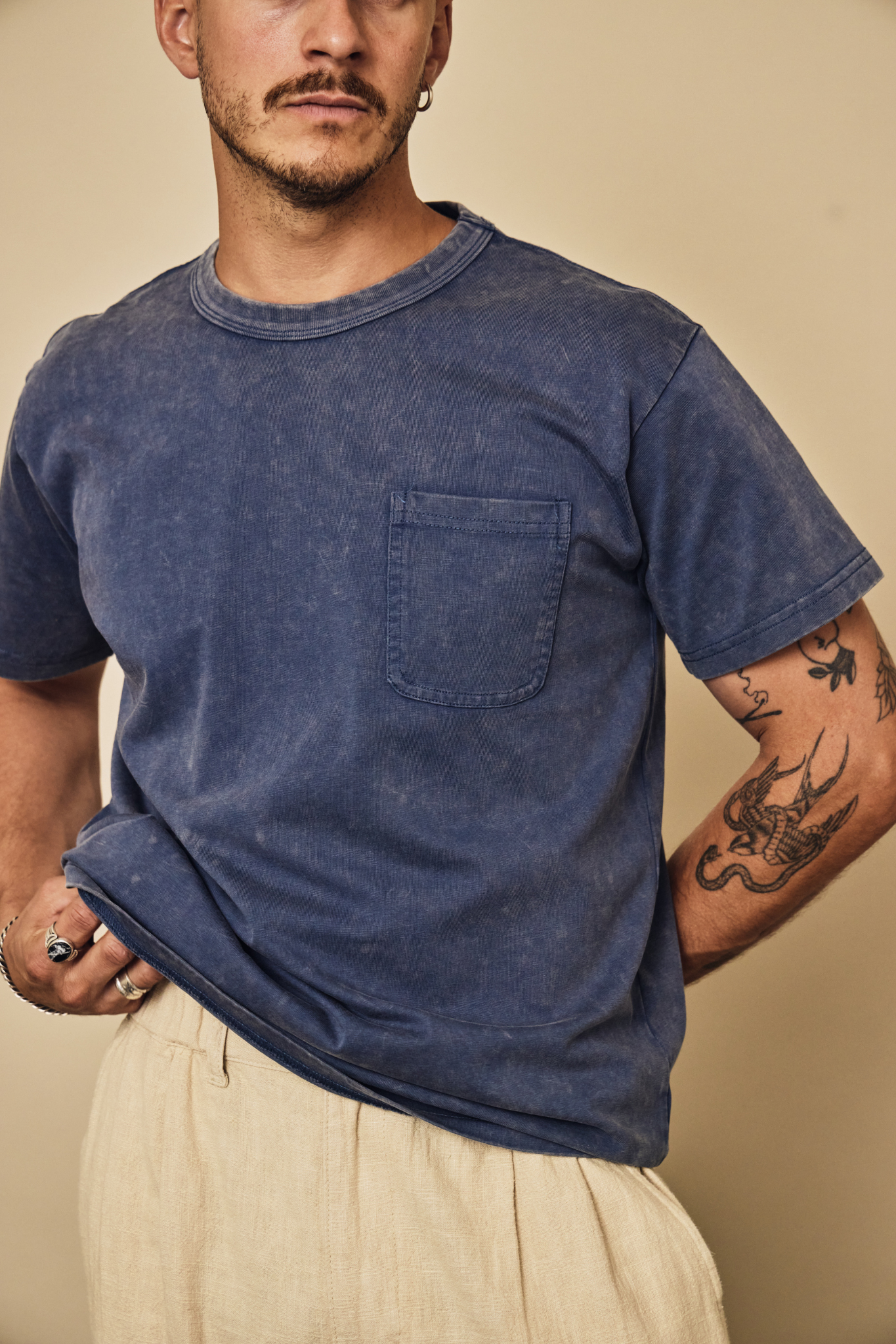 T-shirt Le Salin - Bleu