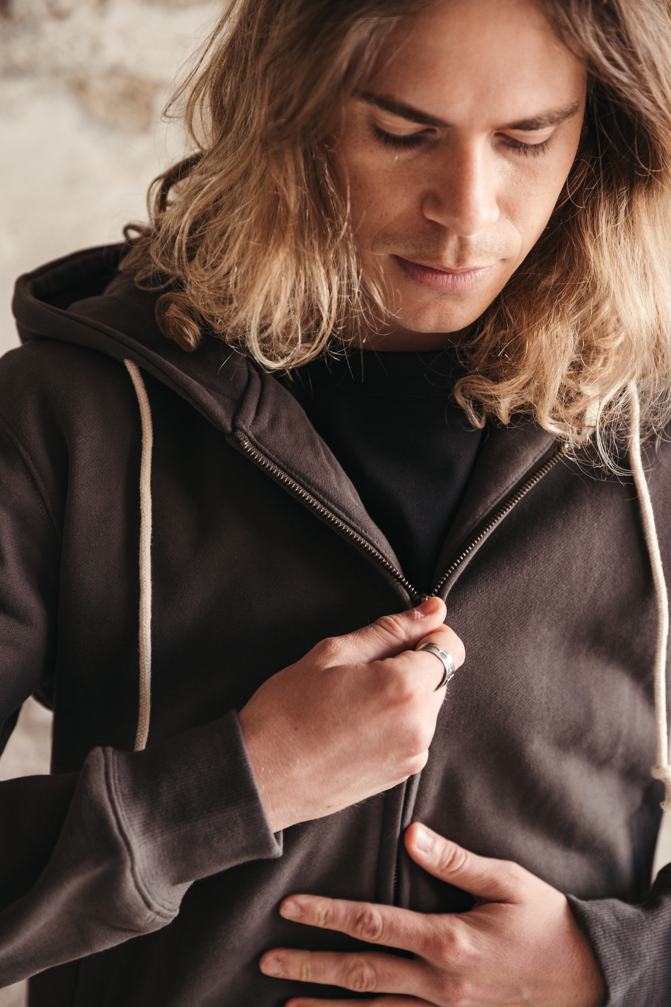 Hoodie Le Franc - Gris foncé