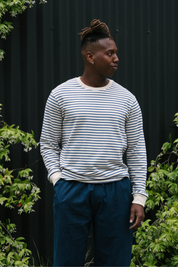 Pull Le Rivage - Ecru et bleu