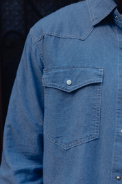 Chemise Le Ranch - Light blue