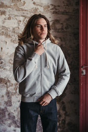 Hoodie Le Franc - Gris clair