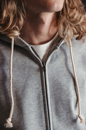 Hoodie Le Franc - Gris clair