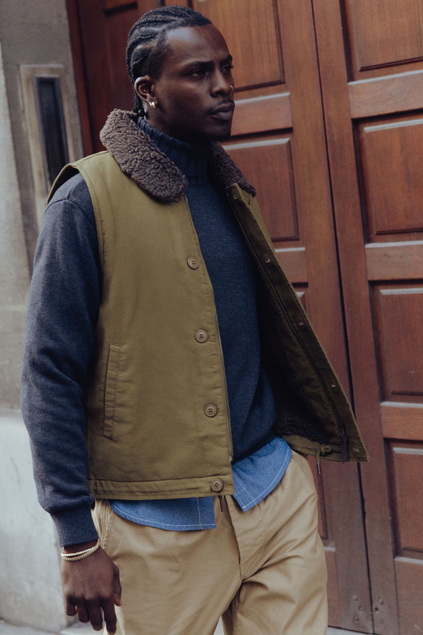 Veste sans manche Le Ponton - Army