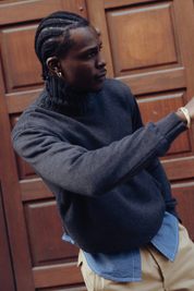 Pull Le Frileux - Gris foncé