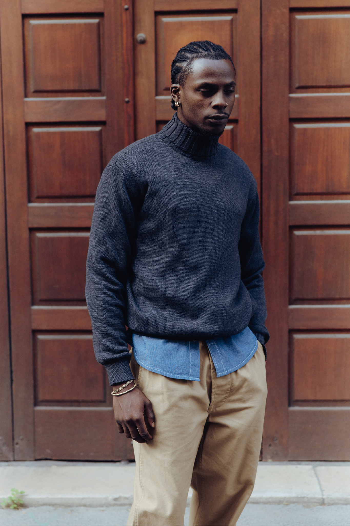 Pull Le Frileux - Gris foncé