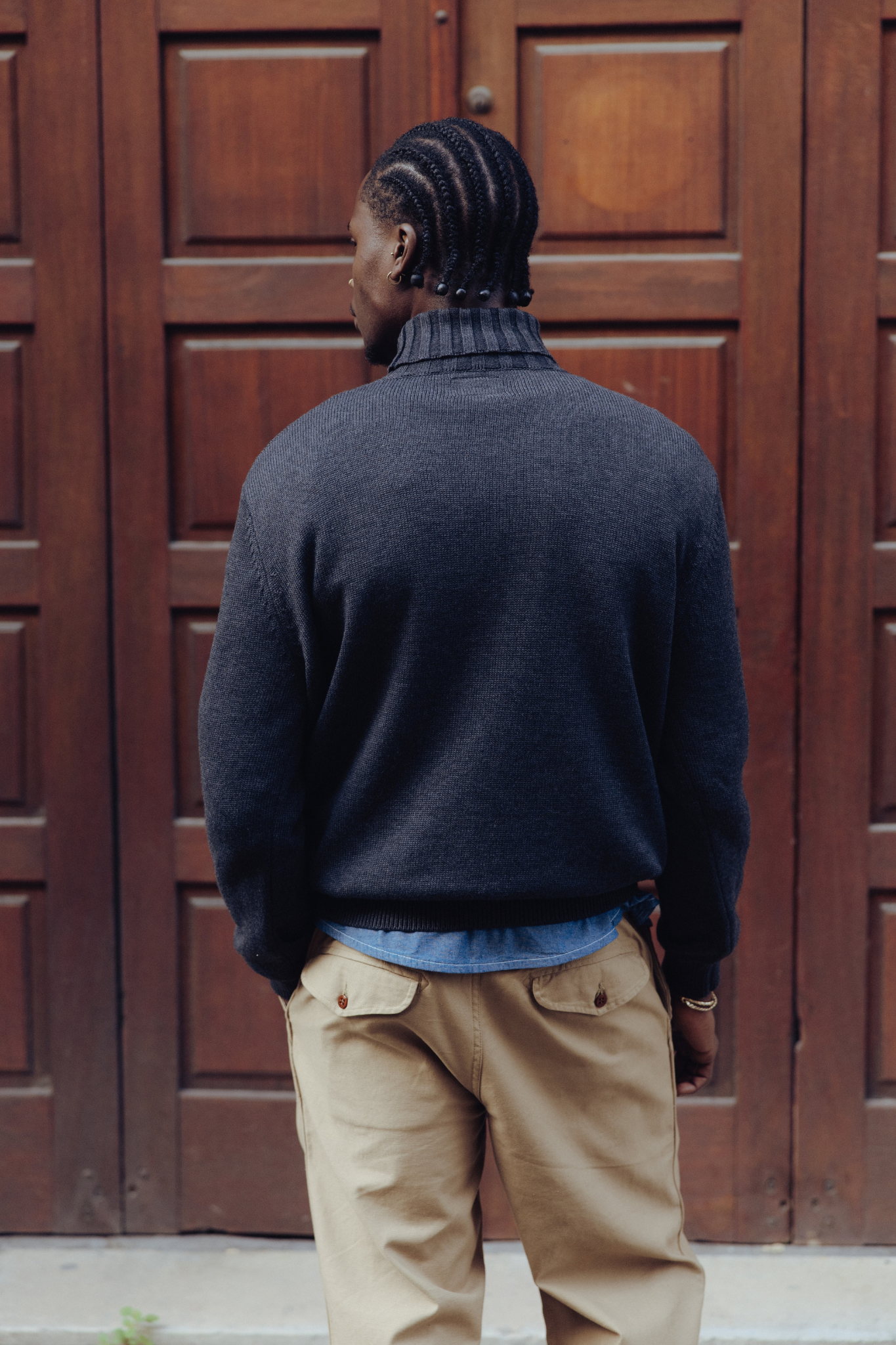Pull Le Frileux - Gris foncé