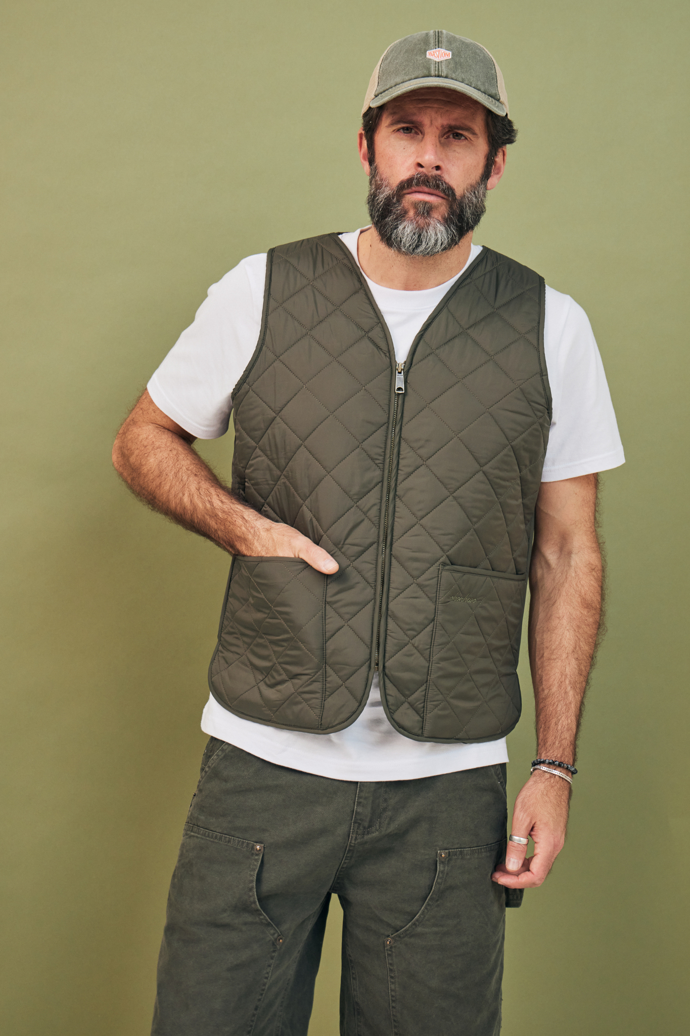 Gilet Le Stormer - Kaki