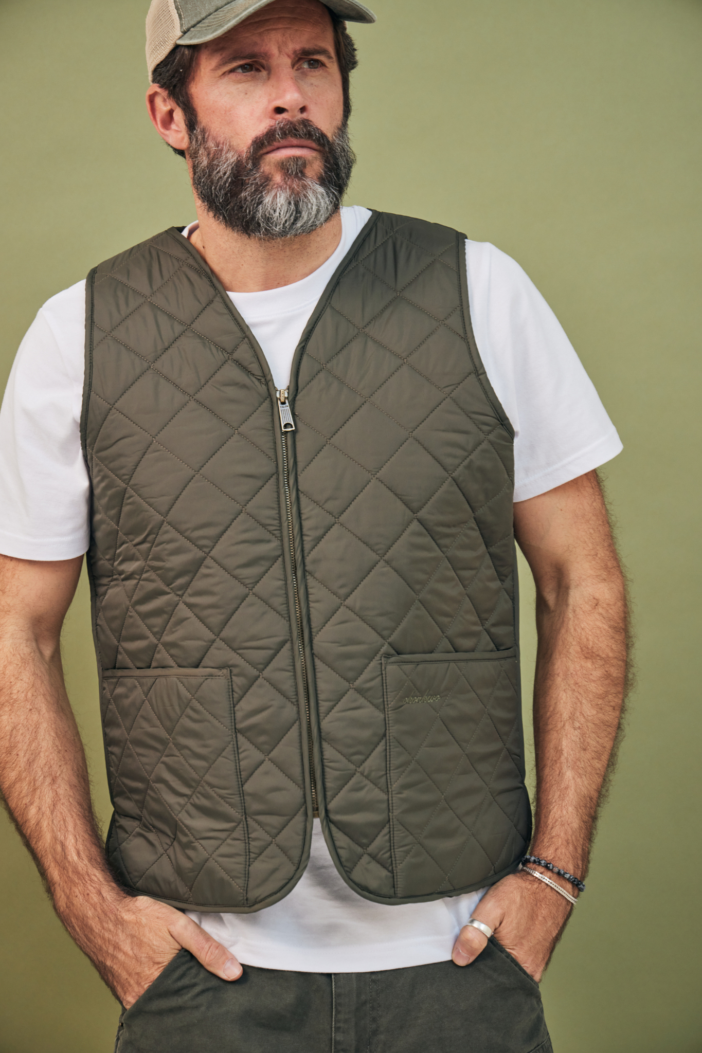 Gilet Le Stormer - Kaki