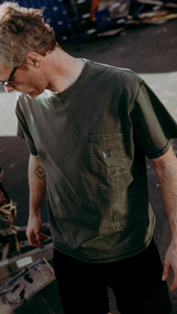 T-shirt Le Fervent - Washed green