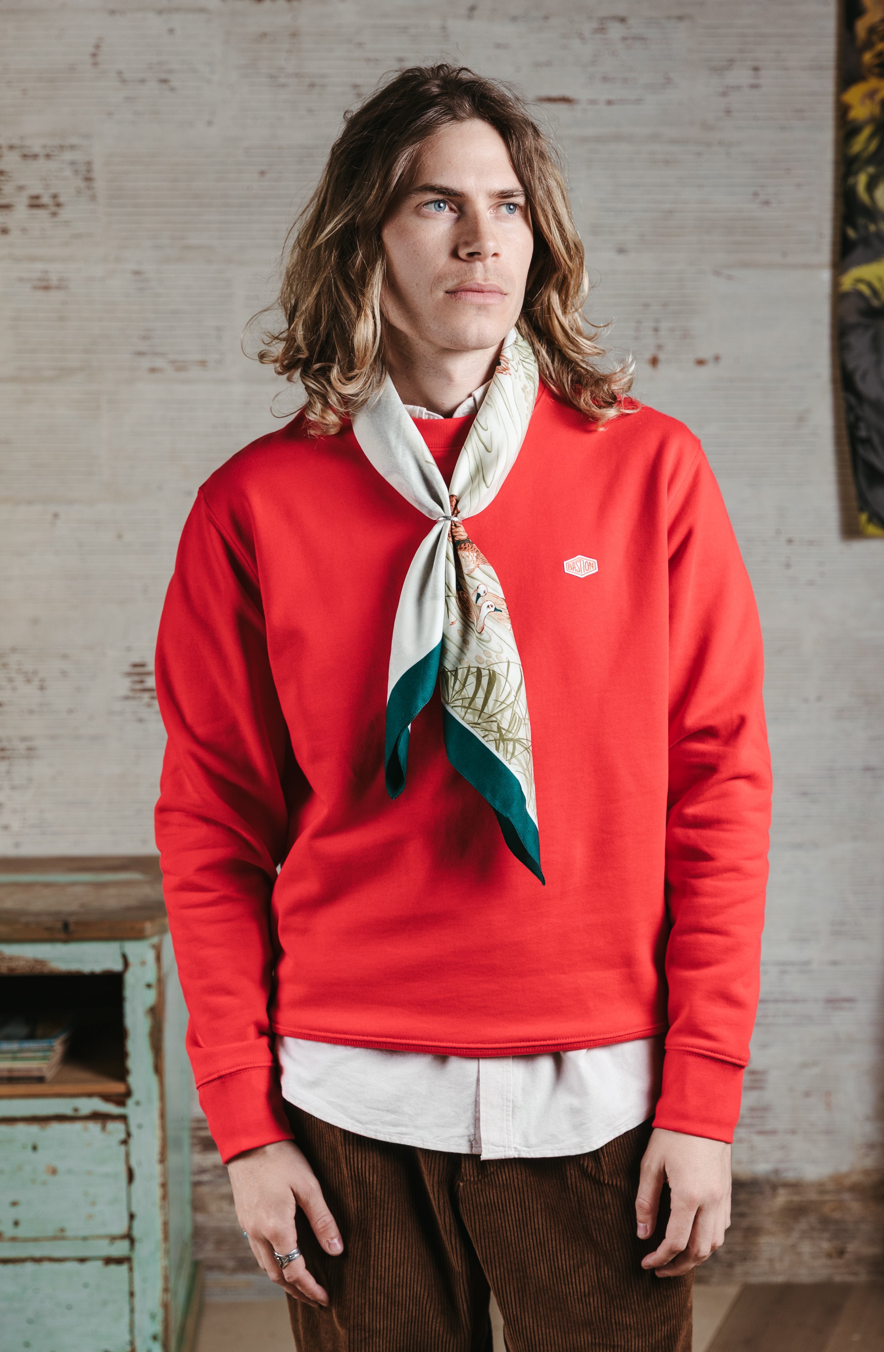 Sweat Le Voyageur - Rouge