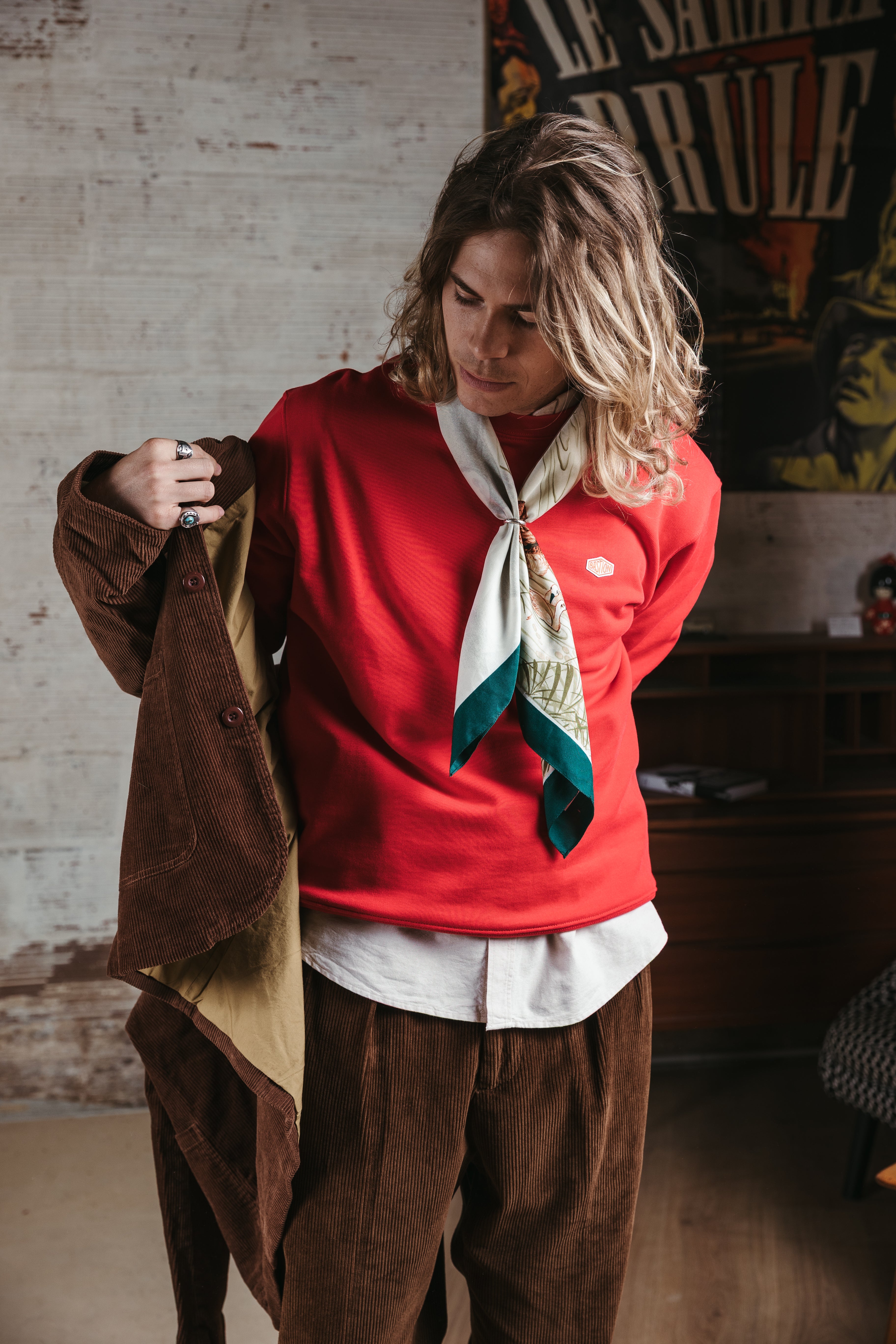 Sweat Le Voyageur - Rouge