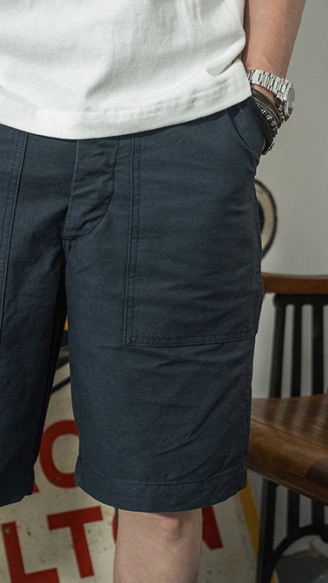 Short L'Intrépide - bleu