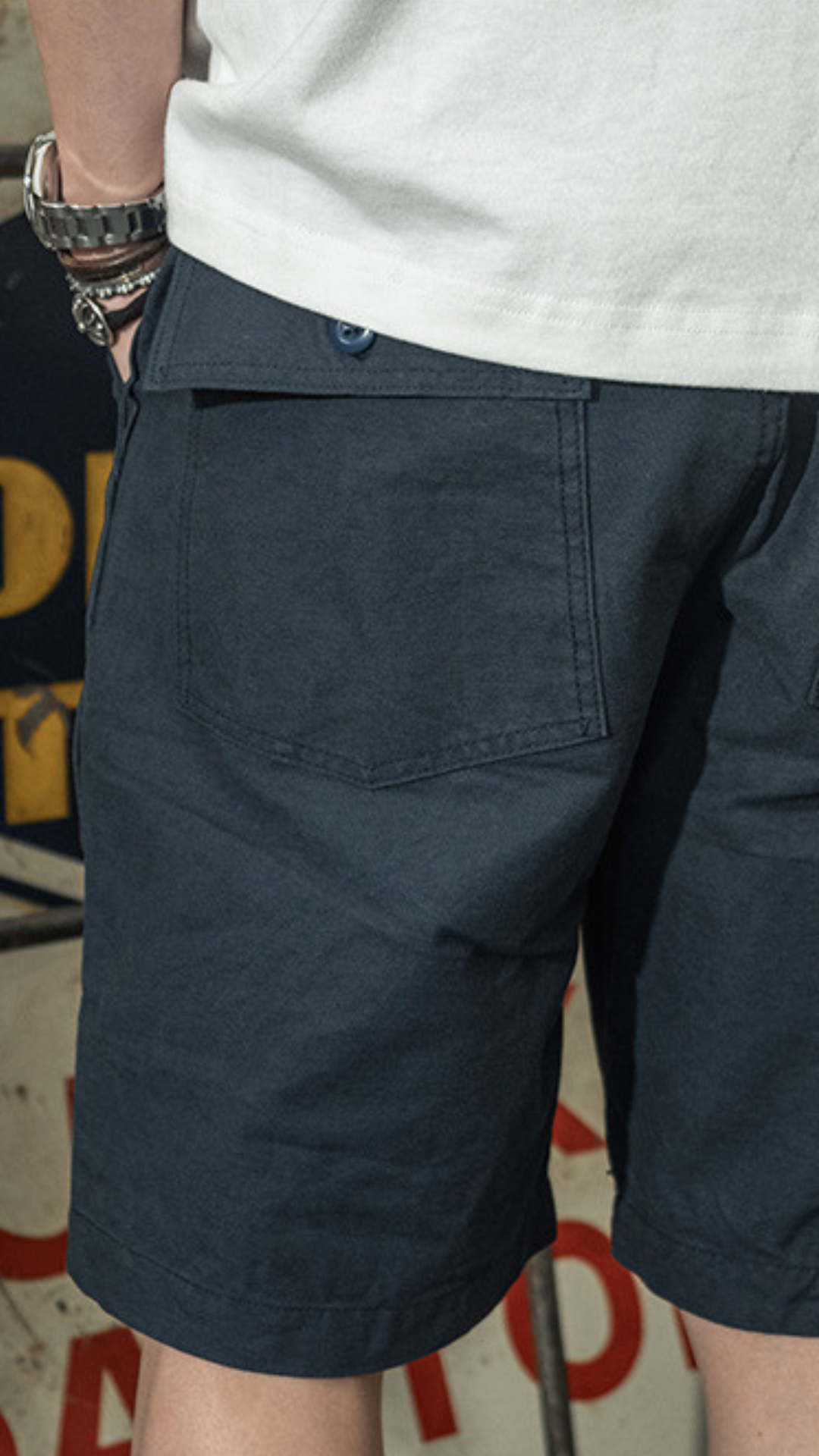 Short L'Intrépide - bleu